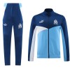 Olympique Marseille Trainingsanzüge Suit 2024-25 Blaue Für Herren